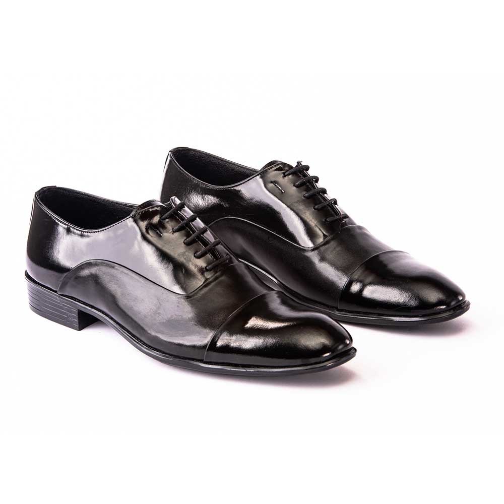 Tuxedo-high-gloss-cap-toe-shoes-Black-2