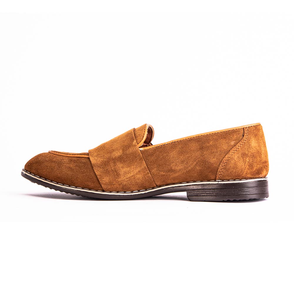 Men's double buckle monk shoes - Havana-2