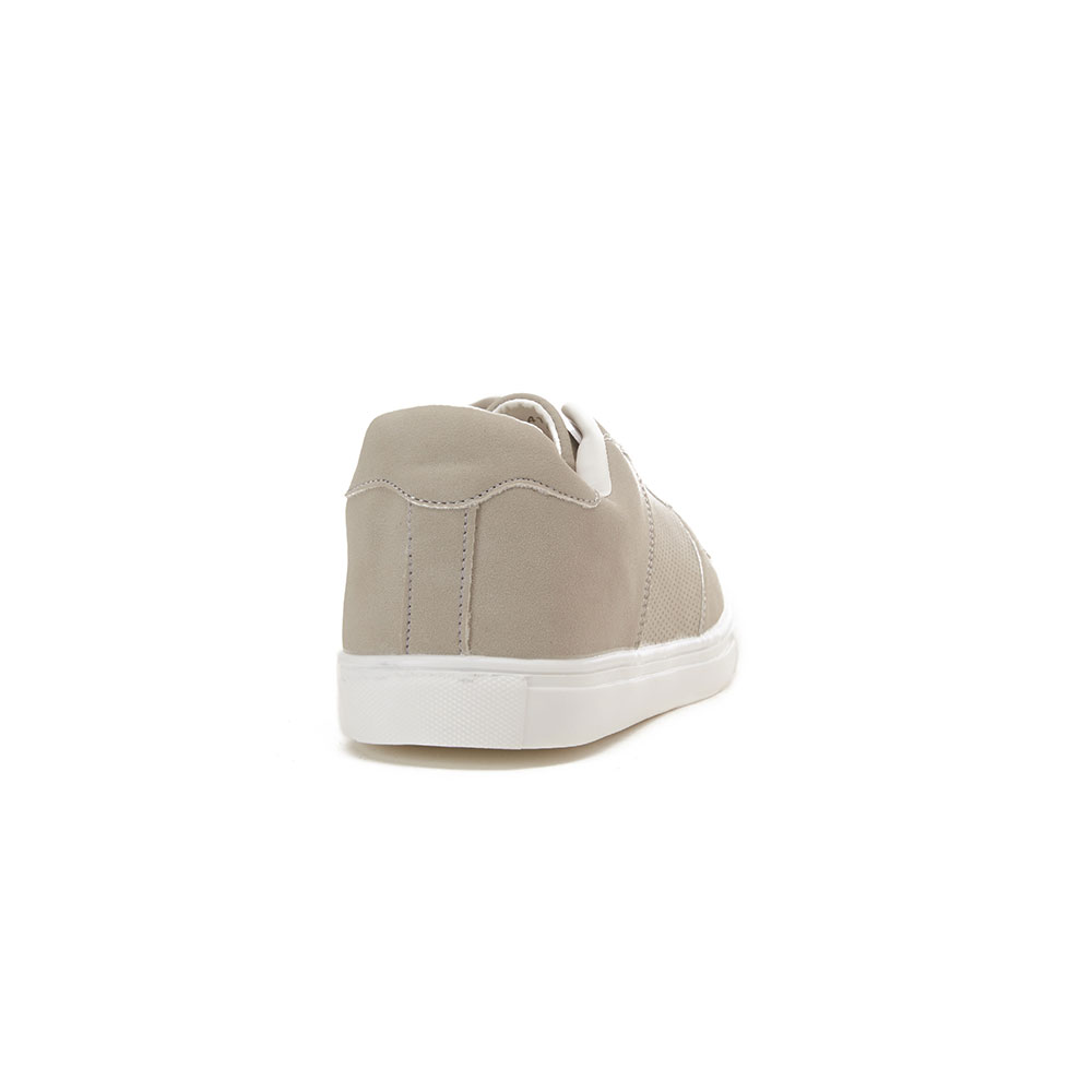 Faux-suede sneakers for men - Light Grey