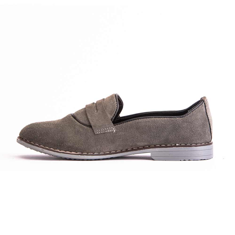 Men Chamois Loafer - Grey