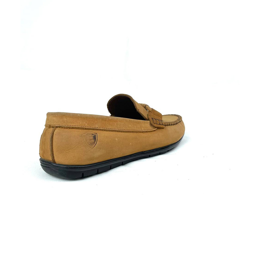 Nubuck men moccasins - Havana