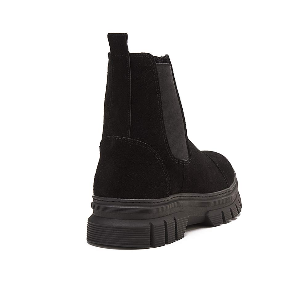 Men suede chelsea boots - Black