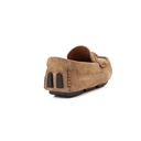 Men leather moccasin with tassels - Beige