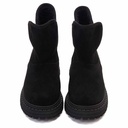 Women Stylish chamois boot - Black2