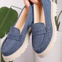 Women fashion moccasins - Jeans5