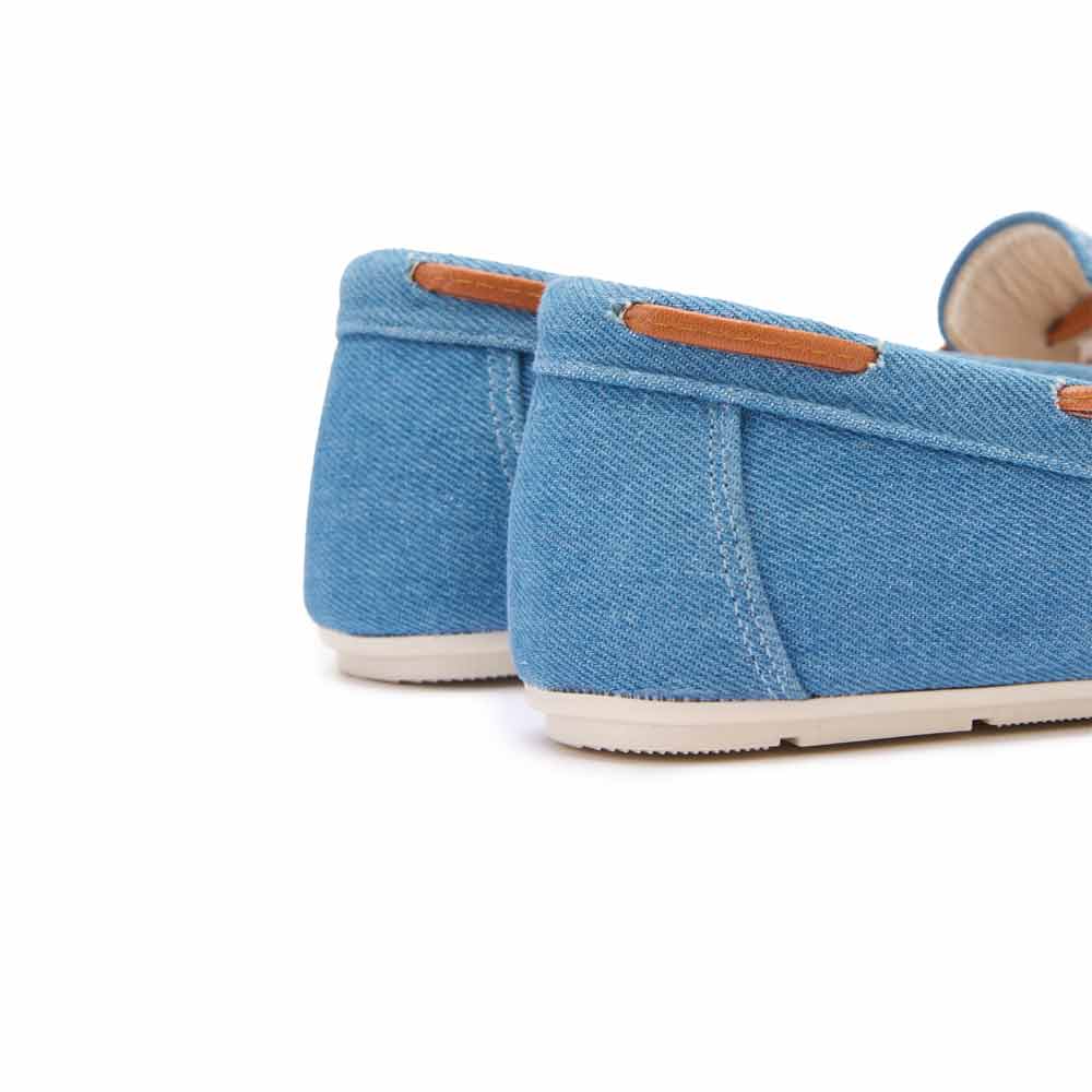 Women-comfy-ballerina-Blue-3