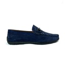 Printed moccasins - Navy