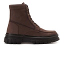 Genuine men leather boots - Brown