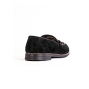 Men's single buckle monk shoes - Black-3