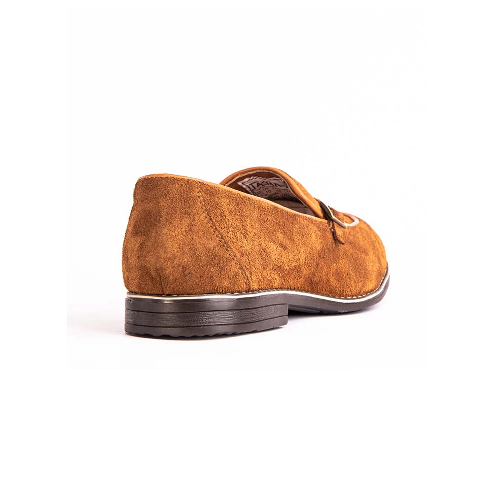 Men's single buckle monk shoes - Havana-3