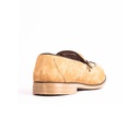 Men's single buckle monk shoes - Beige-3