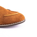 Men's double buckle monk shoes - Havana-4