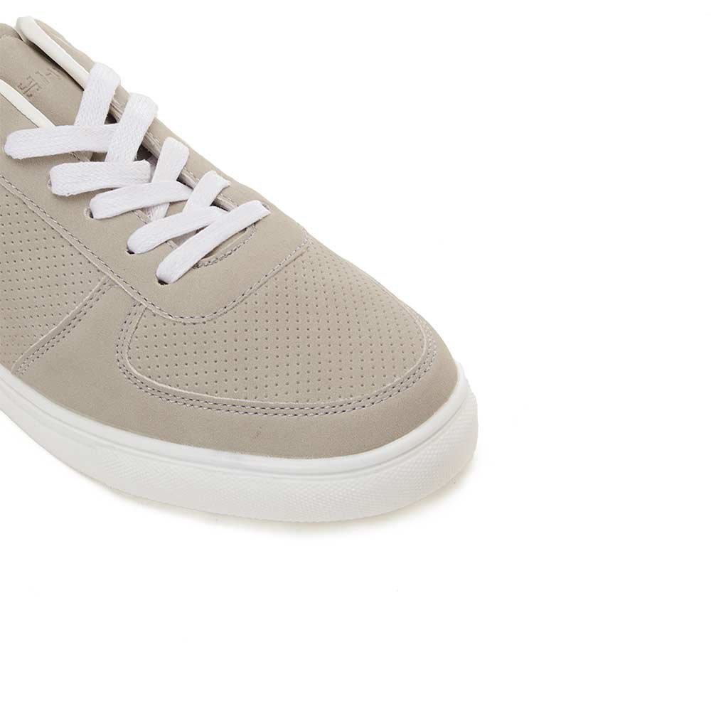 Faux-suede sneakers for men - Light Grey