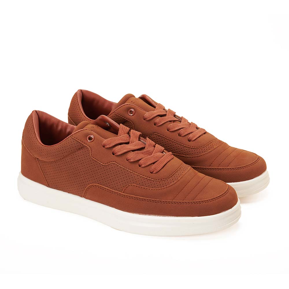 Fashion suede sneakers for men - Havana