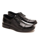 Round toe men Casual shoes - Black