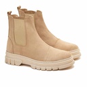 Men suede chelsea boots - Beige