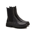 Genuine leather men chelsea boots - Black1