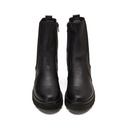 Genuine leather men chelsea boots - Black2