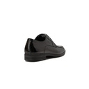 Men's leather stylish shoes - Black