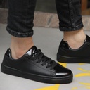 Shiny men sneakers - Black