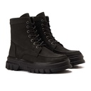 Genuine men leather boots - Black