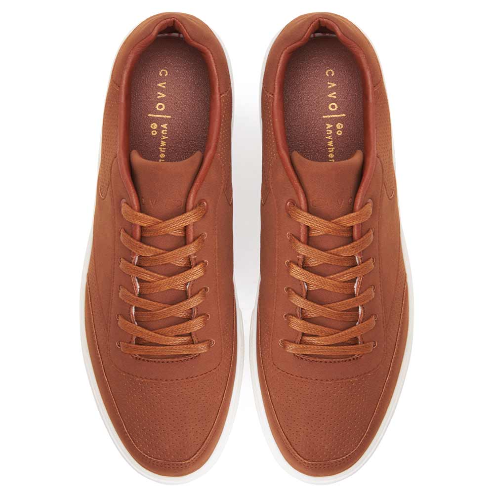 Chamois men fashion sneakers - Havana