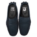 Men fashion chamois moccasin - Navy