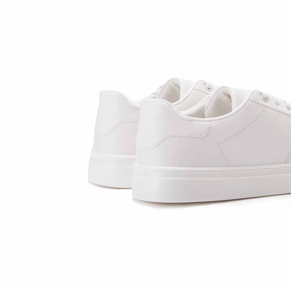 Fashion basic men sneakers - White1