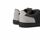 Men fashion chamois sneakers - Black1