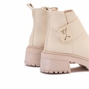 Women Fashion Leather Boot - Beige1