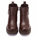 Women Fashion Leather Boot - Brown2