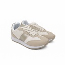 Women stylish trainer with gold details - Beige