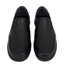 Men's leather casual shoes - Black2