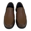 Men's leather casual shoes - Brown2