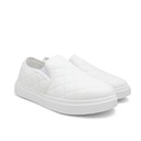 Women's quilted sneakers - White