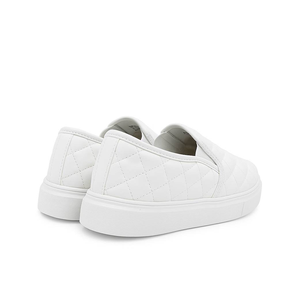 Women's quilted sneakers - White