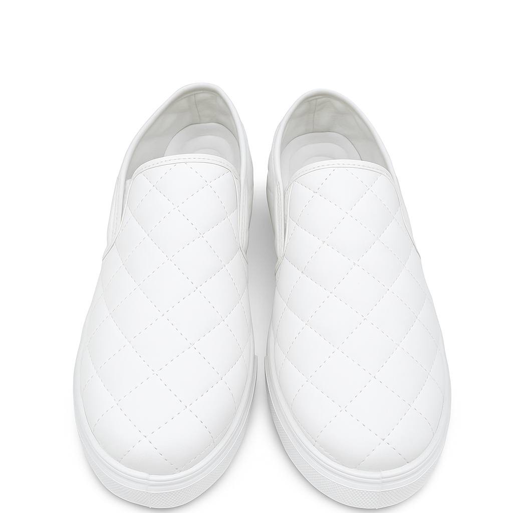 Women's quilted sneakers - White