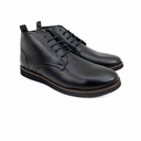 Men's leather lace-up boots - Black