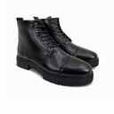Men's leather half boots - Black