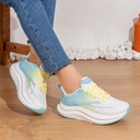Women's fabric trainers - Blue3