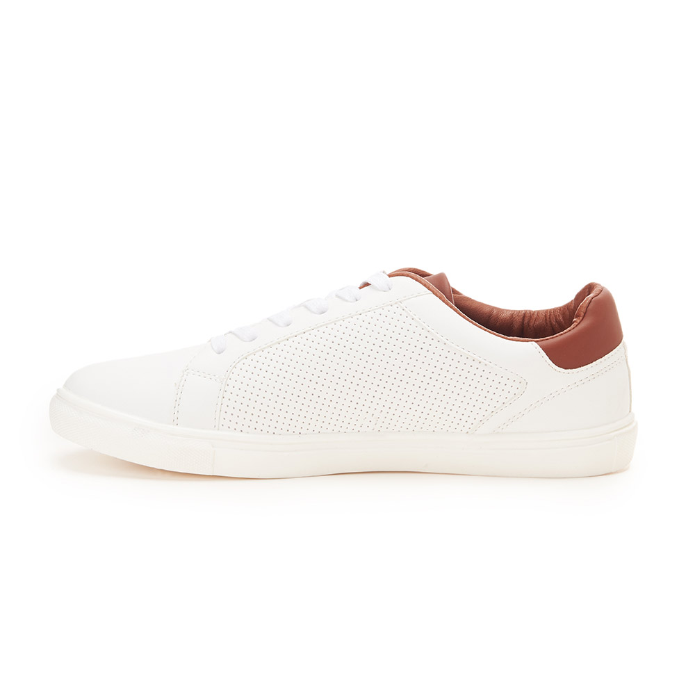 Perforated-sides-sneakers-with-havana-details-White-2