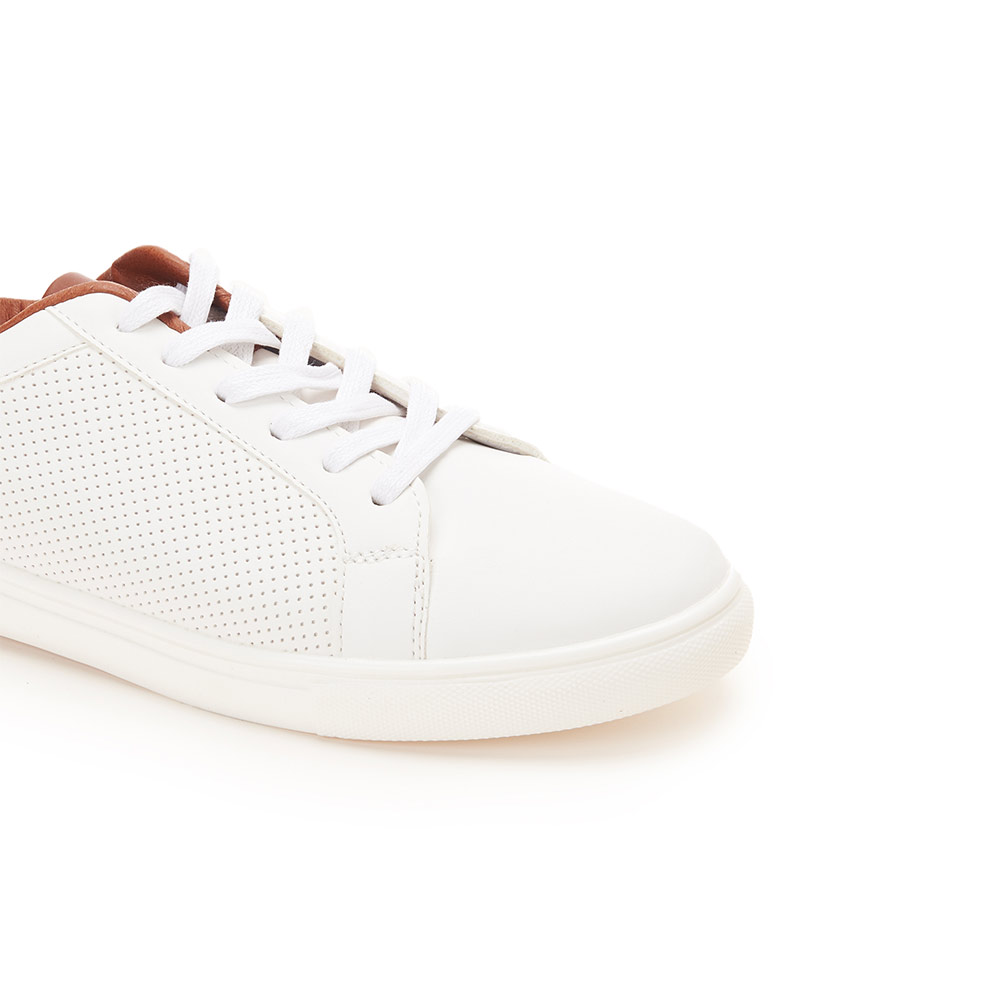 Perforated-sides-sneakers-with-havana-details-White-5