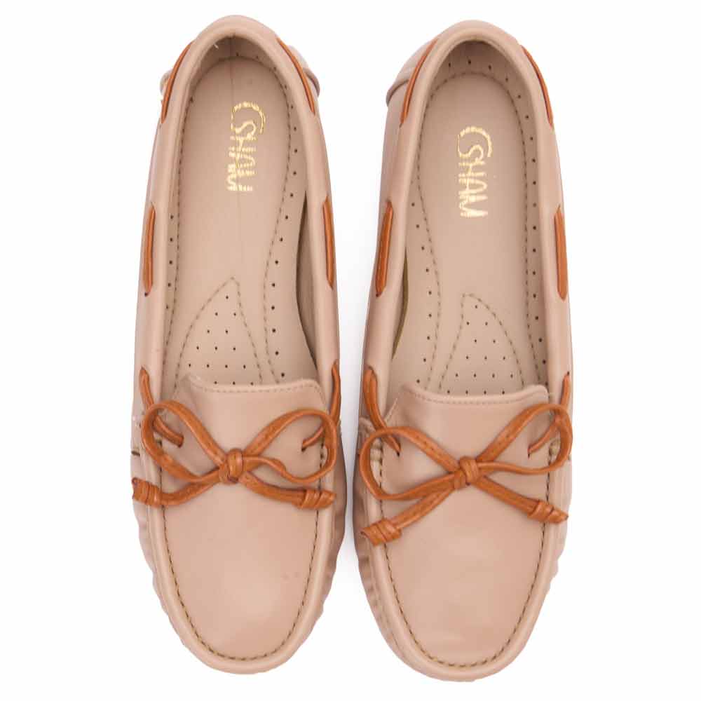 Women-comfy-ballerina-Beige-4