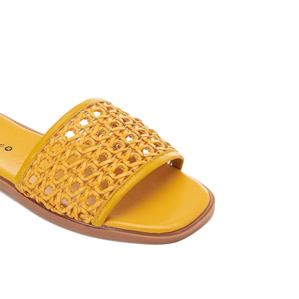 Stylish-women-slides-mustard-5