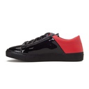 Men-glossy-sneakers-with-red-heel-Black-2