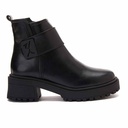 Women Fashion Leather Boot - Black