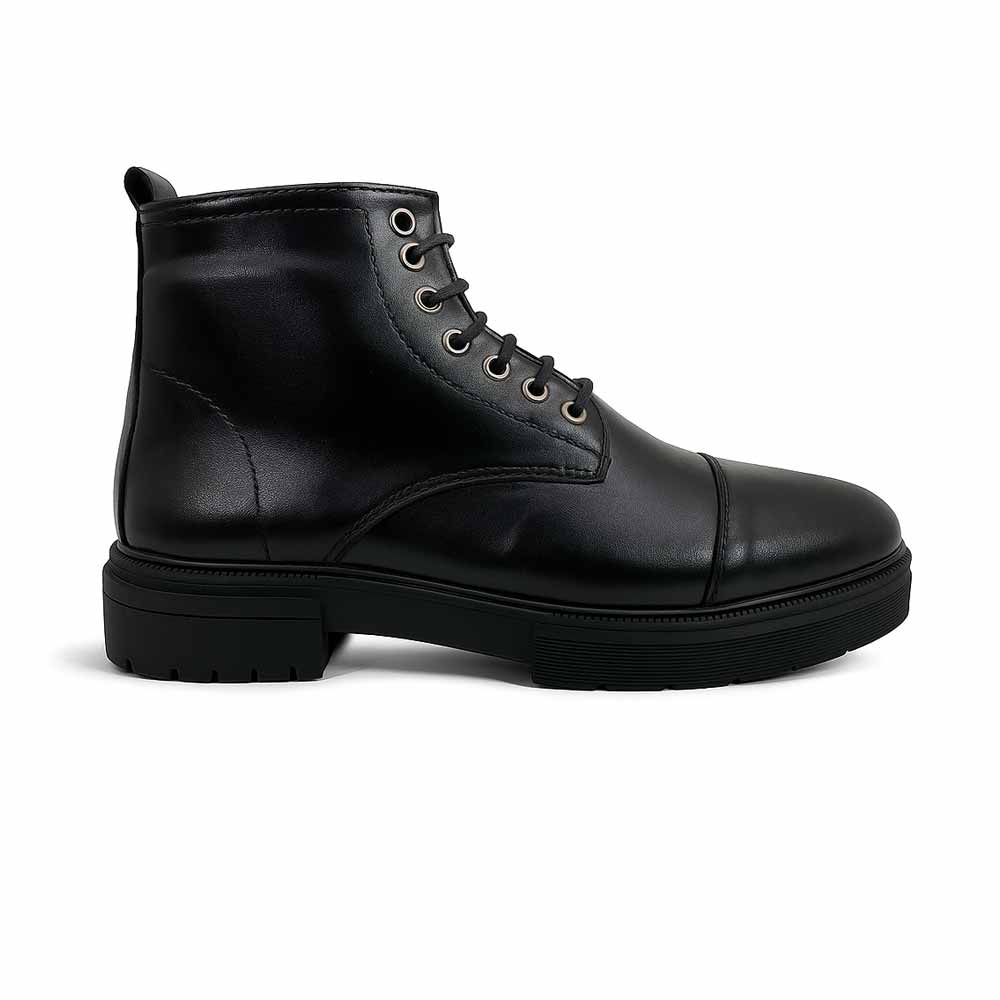 Men's leather half boots - Black