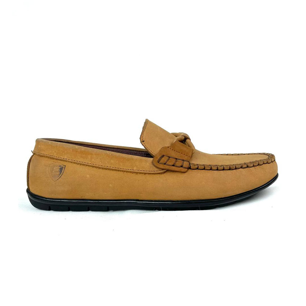 Nubuck men moccasins - Havana