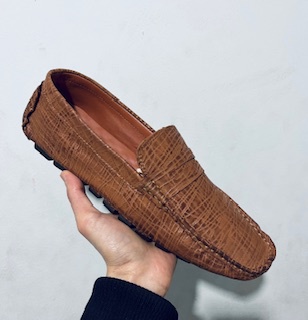 Basic men moccasin - Havana