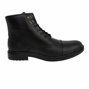 Genuine leather men boots - Black